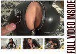 Chateau-Cuir – Black leather catsuit handjob