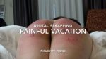 Painful Vacation Brutal Strapping for Trixie
